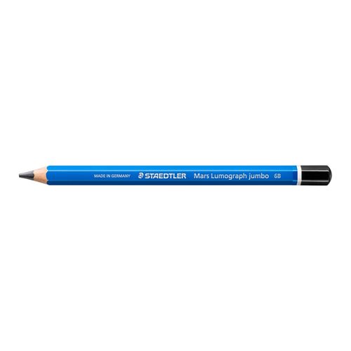 Staedtler Mars Lumograph Jumbo Pencil 100J 6B Box 6