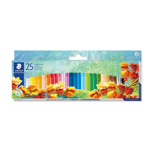 Staedtler Noris Club Oil Pastels Assorted Colours Box 25