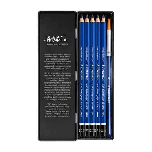 Staedtler Mars Lumograph Aquarell Pencils Assorted Set of 6