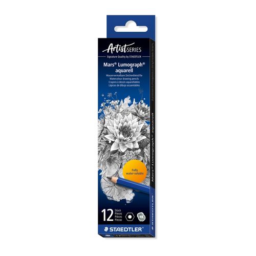 Staedtler Mars Lumograph Aquarell Pencils 4B Box 12