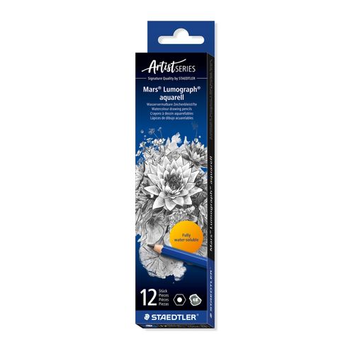 Staedtler Mars Lumograph Aquarell Pencils 6B Box 12