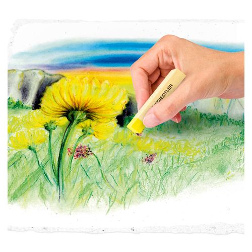 Staedtler Soft Pastel Chalk 2430 Assorted Colours Box 12