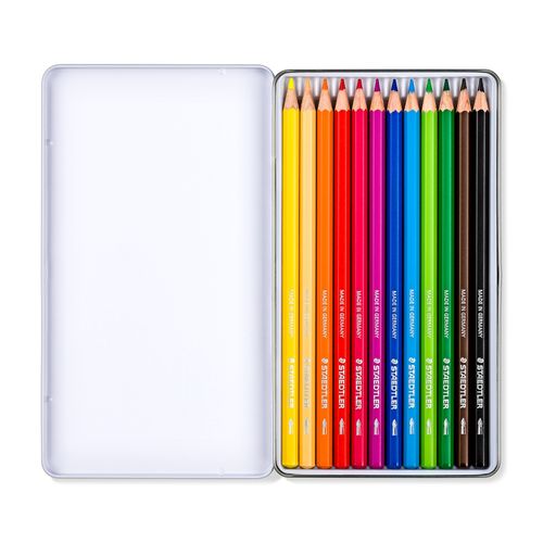 Staedtler Watercolour Pencils Assorted Colours Tin 12