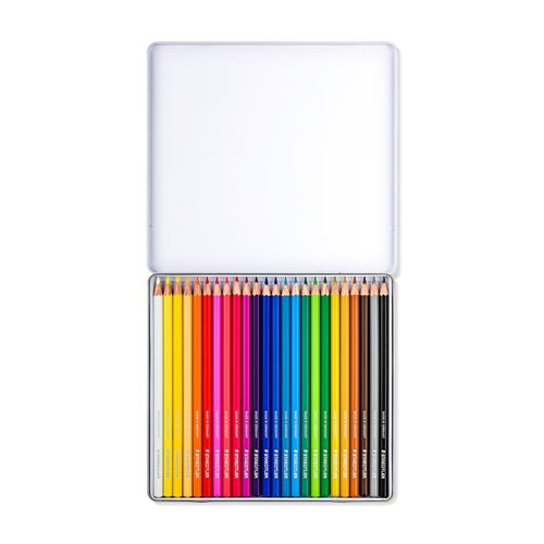 Staedtler Coloured Pencils Assorted Colours Tin 24
