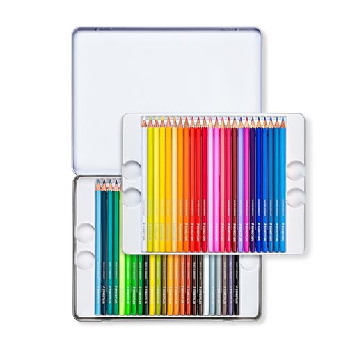Staedtler Coloured Pencils Assorted Colours Tin 48