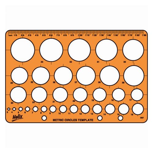 Helix Circle Template Stencil