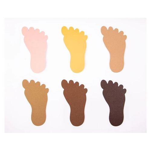 EC Friendship Colour Paper People Shapes Class Set 144