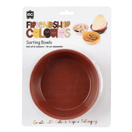 EC Friendship Colours Sorting Bowls Pack 6