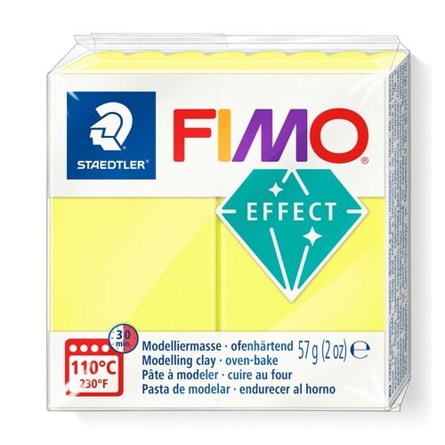 Fimo Effect Modelling Clay Neon Yellow 57gm