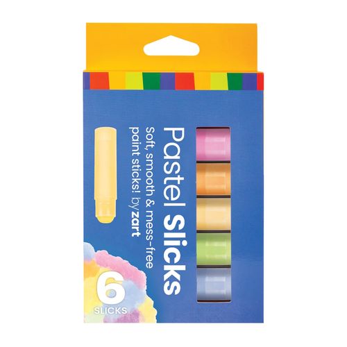 Zart Slicks Paint Sticks Pastel Pack 6
