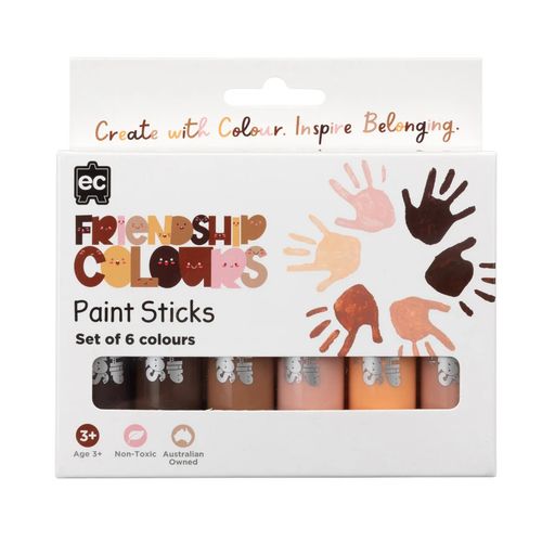 EC Paint Sticks Friendship Colours Pack 6
