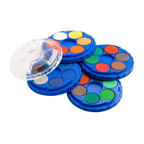 EC Stack-Twist Watercolour Paint Discs 24 Assorted Colours