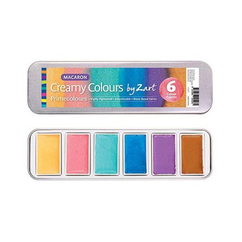Creamy Colours Watercolours by Zart Macaron Set 6