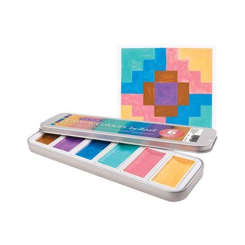 Creamy Colours Watercolours by Zart Macaron Set 6