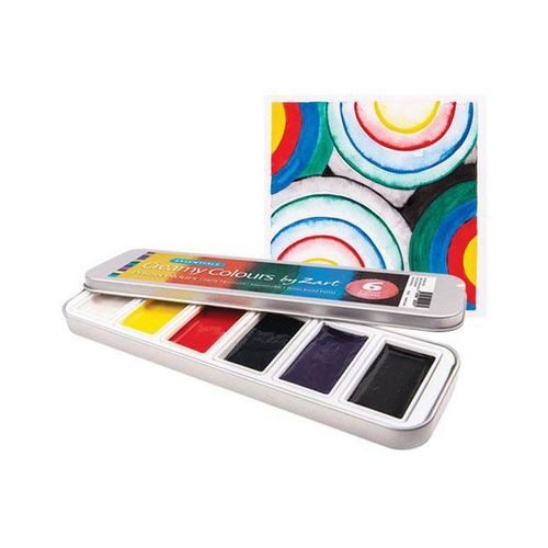 Creamy Colours Watercolour by Zart Essential Set 6
