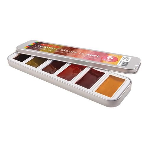 Zart Creamy Colours Watercolour Earth Tones Set 6