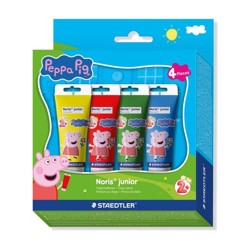 Staedtler Peppa Pig Noris Junior Finger Paint 75ml Pack of 4