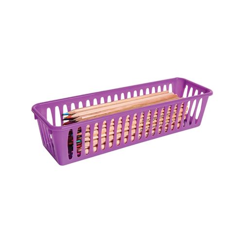 Elizabeth Richards Classroom Pencil Basket Purple