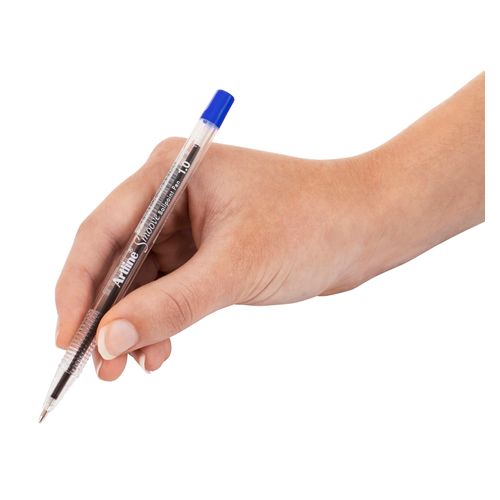 Artline Smoove Ballpoint Pen Medium Blue Box 12