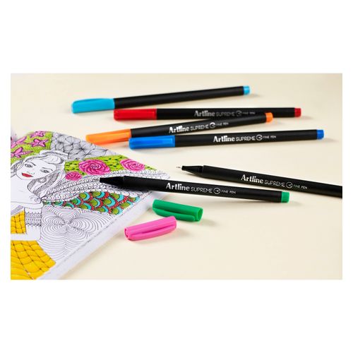 Artline Supreme Fineliner 0.4mm Black Box 12