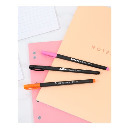 Artline Supreme Fineliner 0.4mm Assorted Pack 10
