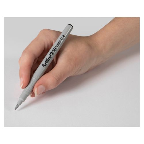Artline 250 Permanent Marker 0.4mm Black - Sold Each (12 per Box)