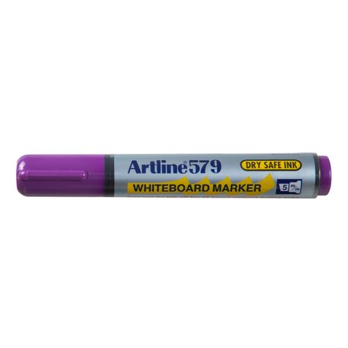 Artline 579 Whiteboard Marker 5mm Chisel Nib Purple - Sold Each (12 per Box)