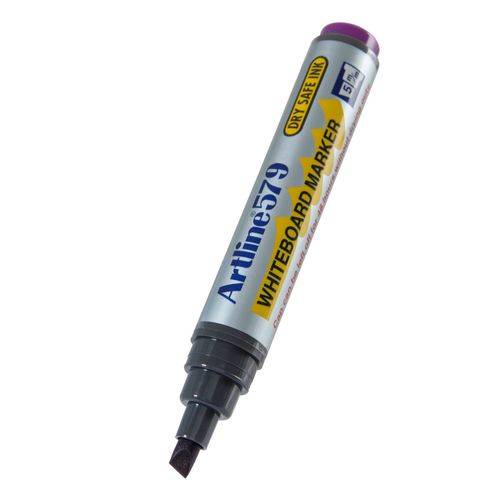 Artline 579 Whiteboard Marker 5mm Chisel Nib Purple - Sold Each (12 per Box)