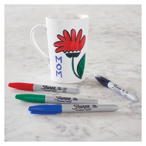 Sharpie Fine Point Permanent Marker Business Assorted Pack 4