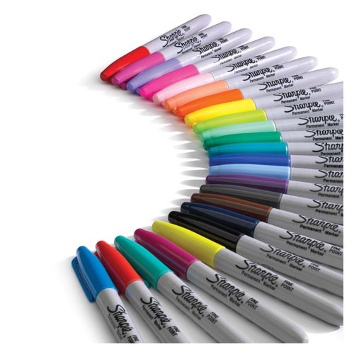 Sharpie Permanent Marker Fine Bullet Assorted Colour Burst Pack 24