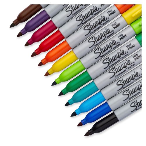 Sharpie Fine Permanent Marker Fashion Assorted Pack 12