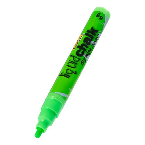 Texta Liquid Chalk Marker Dry Wipe Green 4mm - Sold Each (12 per Box)
