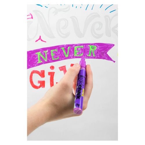 Texta Liquid Chalk Marker Dry Wipe Purple 4mm - Sold Each (12 per Box)