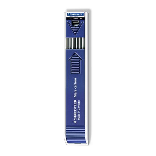 Staedtler Mars Carbon Leads 2mm HB 200-HB Pack 12