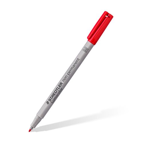 Staedtler Lumocolor Non Permanent Medium Marker 315 Blue Box 10