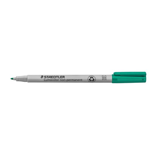 Staedtler Lumocolor Non Permanent Medium Marker 315 Green Box 10