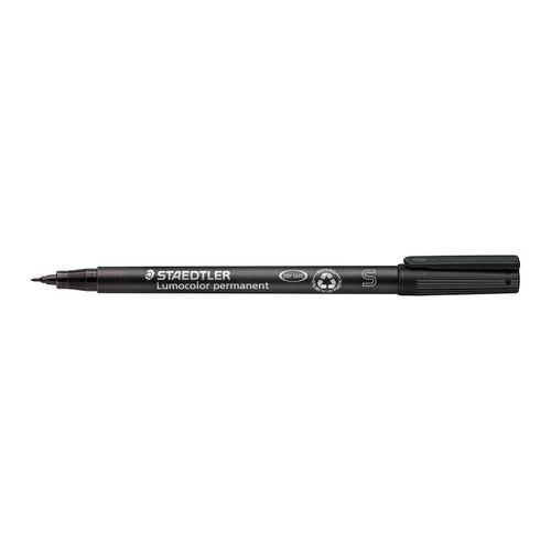 Staedtler Lumocolor Permanent Super Fine Marker 313 Black Box 10