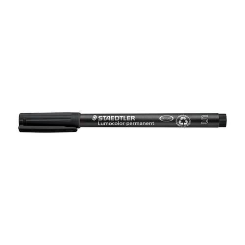 Staedtler Lumocolor Permanent Super Fine Marker 313 Black Box 10