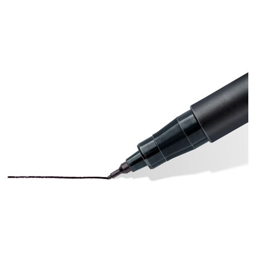 Staedtler Lumocolor Permanent Super Fine Marker 313 Black Box 10