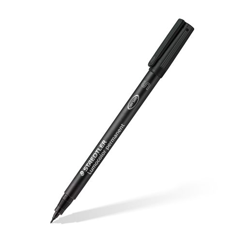 Staedtler Lumocolor Permanent Super Fine Marker 313 Black Box 10