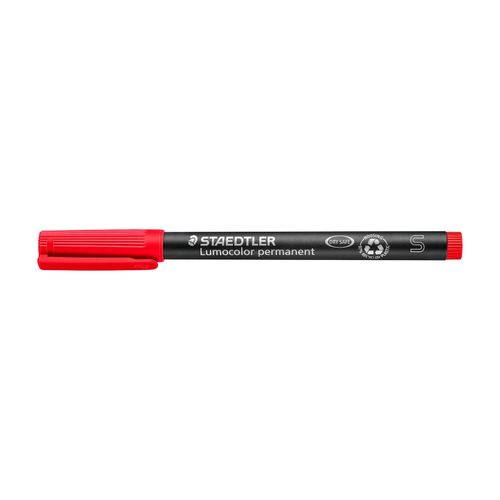 Staedtler Lumocolor Permanent Super Fine Marker 313 Red Box 10