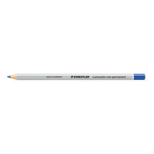 Staedtler Lumocolor Non-Permanent Omnichrom Pencil Blue Box 12