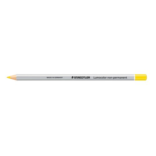 Staedtler Lumocolor Non-Permanent Omnichrom Pencil Yellow Box 12