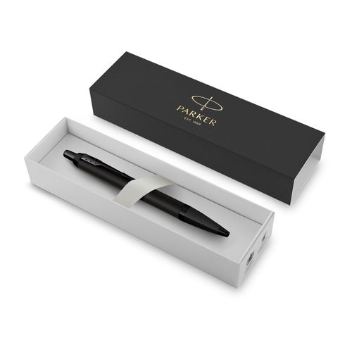 Parker Ballpoint Pen IM Achromatic Black Barrel Black Trim Black Ink