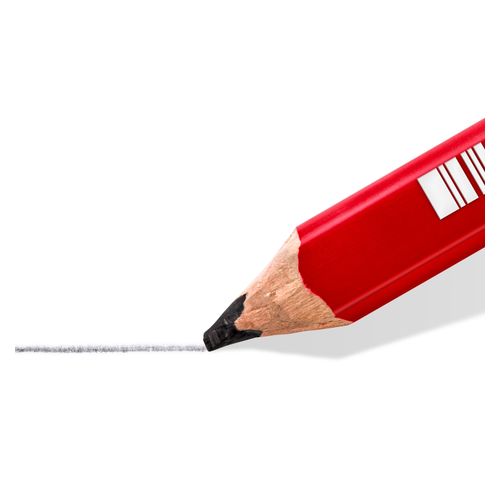 Staedtler Carpenters Pencil 2H Red Lacquer Box 12
