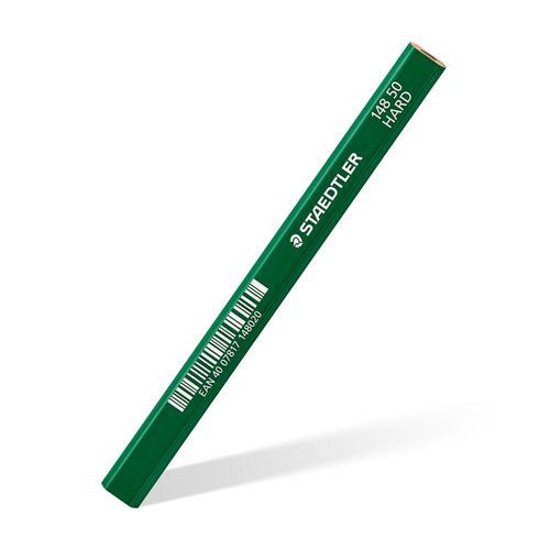 Staedtler Carpenters Pencil 6H Green Lacquer Box 12