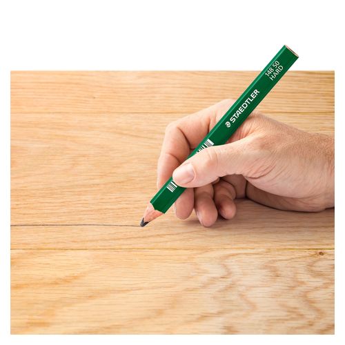 Staedtler Carpenters Pencil 6H Green Lacquer Box 12