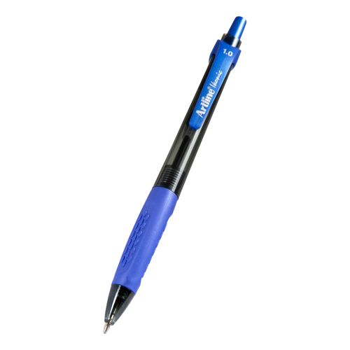 Artline Ikonic 8410 Retractable Ballpoint Pen Blue Box 12