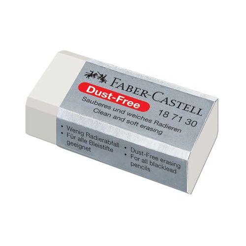 Faber-Castell Eraser Dust Free Medium - Sold Each (30 per box)