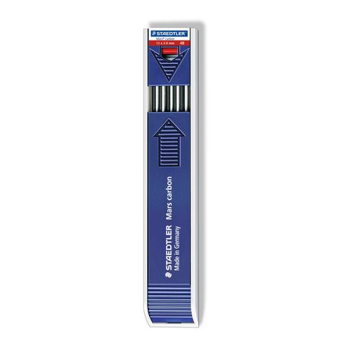 Staedtler Mars Carbon Leads 2mm 4B 200-4B Pack 12